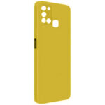 Siipro Case for Samsung Galaxy A21s Silicone TPU Soft Touch (Yellow)