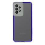 New Fashion removable Frame Clear Cover Colorful For Samsung Galaxy A73 5G - Blue (OEM)