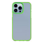 New Fashion removable Frame Clear Cover Colorful For iPhone 12 Pro - Green (OEM)