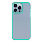New Fashion removable Frame Clear Cover Colorful For iPhone 13 Pro - Sky Blue (OEM)
