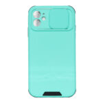 Oem σκληρή πίσω θήκη με ειδικό Slide camera cover για την προστασία της κάμερας για Iphone 11-Cyan