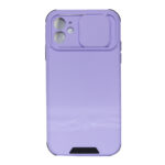 Oem σκληρή πίσω θήκη με ειδικό Slide camera cover για την προστασία της κάμερας για Iphone 11-Purple