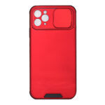 Oem σκληρή πίσω θήκη με ειδικό Slide camera cover για την προστασία της κάμερας για Iphone 12 Pro Max-Red