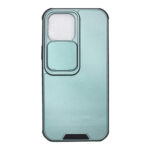 Oem σκληρή πίσω θήκη με ειδικό Slide camera cover για την προστασία της κάμερας για Iphone 13 Pro-Pine Green