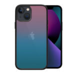 OEM θήκη Πλαστικό Gradient με μαύρο περίγραμμα για IPHONE 14 PLUS - Πράσινο/Ροζ