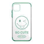 OEM Emonji Silicon Case For Iphone 12/12 Pro - Light Green