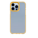 New Fashion removable Frame Clear Cover Colorful For iPhone 13 Pro - Yellow (OEM)