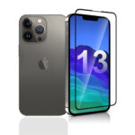 OEM IPHONE 13 PRO FULL FACE ΚΑΙ FULL GLUE TEMPERED GLASS SCREEN PROTECTOR (6.1 INCH) - BLACK