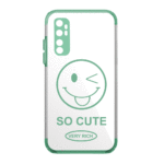 OEM Emonji Silicon Case For Xiaomi Mi Note10Lite - Light Green