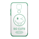 OEM Emonji Silicon Case For Xiaomi Redmi Note9 - Light Green