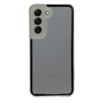 New Fashion removable Frame Clear Cover Colorful For Samsung Galaxy S21FE 5G - Black (OEM)