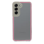New Fashion removable Frame Clear Cover Colorful For Samsung Galaxy S22 5G - Pink (OEM)