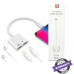 WUW X88 Dual Lightning Audio and Charge Adapter