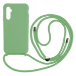 Liquid Back Cover Σιλικόνης με Κορδόνι Για (Samsung Galaxy S23 Plus ) - Ανοιχτό Πράσινο