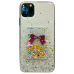 OEM BACK CASE STAR GLITTER FOR IPHONE 11 - WHITE
