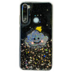 OEM BACK CASE STAR GLITTER FOR XIAOMI REDMI NOTE 8 - BLACK