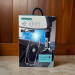 Treqa Car Mount for Phone with Adjustable Hooks Black