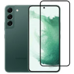 OEM FULL GLUE FULL FACE TEMPERED GLASS FOR SAMSUNG GALAXY S22 PLUS - BLACK