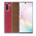 OEM BACK CASE COLOR LEATHER  ΓΙΑ SAMSUNG GALAXY NOTE 10 - RED