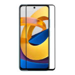 OEM FULL GLUE FULL FACE TEMPERED GLASS FOR XIAOMI POCOPHONE M4 PRO 5G  - BLACK
