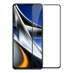 OEM FULL GLUE FULL FACE TEMPERED GLASS FOR XIAOMI POCOPHONE X4 PRO 5G - BLACK