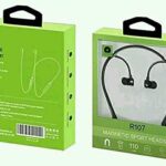 WUW R107 Headset Magnetic WUW R107 Headset Magnetic Sport Garansi / Bluetooth Earphone Murah / Bluetooth Earphone Terbaik - Black
