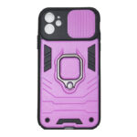 ΟΕΜ Θήκη Κάλυμμα Πλάτης Πλαστική & Σιλικόνη Με Ring Holder & Kickstand για  Iphone 11-Purple