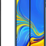 OEM FULL GLUE FULL FACE TEMPERED GLASS FOR SAMSUNG GALAXY A7 2018 - BLACK