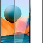 OEM FULL GLUE FULL FACE TEMPERED GLASS FOR XIAOMI REDMI 10 - BLACK