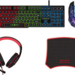 AS-1088 Gaming Keyboard Set with RGB Lighting & Mouse (English US)