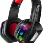 AOAS AS-70 Over Ear Gaming Headset with Connection 3.5mm Red
