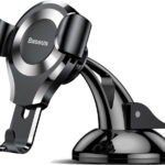 BASEUS Osculum Gravity βάση ταμπλό/παρμπρίζ αυτοκινήτου με βεντούζα SUYL-XP01 - μαύρο-ασημί
