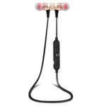 Ακουστικά Bluetooth AWEI με Μαγνητικές Βάσεις A920BL (2 Συσκευών) - Χρυσό