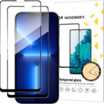 Wozinsky Full Glue Super Tough Full Face Tempered Glass Black 2τμχ (iPhone 13 Pro Max)