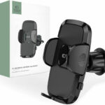 Tech-Protect Βάση Κινητού Αυτοκινήτου V3 με Ρυθμιζόμενα Άγκιστρα Μαύρη