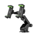 XO Βάση Κινητού Αυτοκινήτου με Ρυθμιζόμενα Άγκιστρα Μαύρη