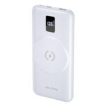 Power Bank WK 10000mAh με Ασύρματη Φόρτιση 15W / Type C PD 20W / USB QC3.0 22.5W - Λευκό WP-223