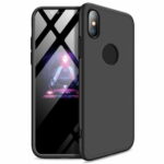 Θήκη Hard Cover 360° με Αποσπώμενες Άκρες για iPhone XS Max - Μαύρη