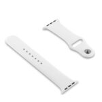 Λουράκι Σιλικόνης για Apple Watch 38 / 40 / 41 mm - Λευκό