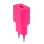 Setty Φορτιστής 1x USB 2.4A - Pink LSIM-A-126
