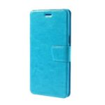 Θήκη Πορτοφόλι (Crazy Horse) με βάση στήριξης για Samsung Galaxy S6 Edge Plus G928 - Μπλε