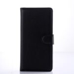Θήκη Πορτοφόλι (Συνθ.Δέρμα) με βάση στήριξης για Huawei P8 Lite - Μαύρο
