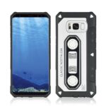 Θήκη TPU Hybrid Cassette Style για Galaxy S8 Plus - Ασημί