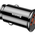 BASEUS φορτιστής αυτοκινήτου CCALL-YS01, 2x USB, 5A 30W, μαύρο