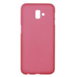 Θήκη TPU Σιλικόνης για Galaxy J6 Plus - Κόκκινη Ματ