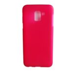Θήκη TPU Σιλικόνης για Galaxy J6 2018 - Κόκκινη Ματ