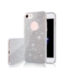 Θήκη TPU Σιλικόνης Glitter για iPhone 12 / 12 Pro - Ασημί