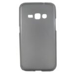 Θήκη TPU Σιλικόνης για Galaxy J1 2016 - Smoked Διάφανη Μαύρη