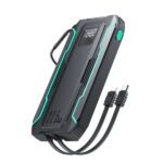 Joyroom JR-L017 22.5W 10000mAh Powerbank με Καλώδια Φόρτισης USB-C και Lightning - Μαύρο