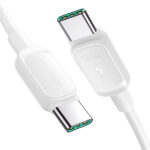 Joyroom Καλώδιο Type-C σε Type-C USB-C 100w 1.2μ. - Λευκό